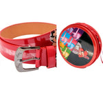 Cintura donna con porta CD - Betty Boop - Colore Rosso - 120/105