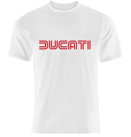 T-shirt maglietta Ducati - Colore Bianco - logo rosso - Taglia S