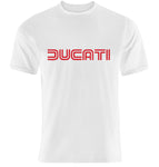 T-shirt maglietta Ducati - Colore Bianco - logo rosso - Taglia M