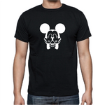 T-shirt maglietta Mickey Mouse Fuck Topolino - Nera - Taglia S