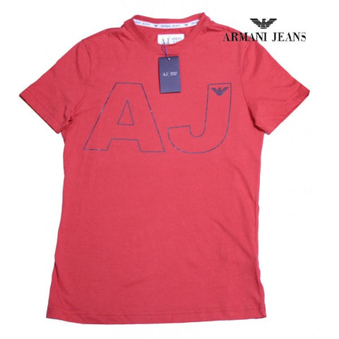 Armani Jeans - M6H01-PM - maglietta uomo - Taglia XL - colore Rosso