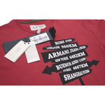 Armani Jeans - M6H16 - BY/J4 - maglietta uomo - Taglia S - Rosso