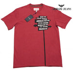 Armani Jeans - M6H16 - BY/J4 - maglietta uomo - Taglia XXL - Rosso