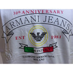 T-Shirt Armani Jeans - 30Th Anniversary - Taglia L - Colore Bianco