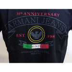 T-Shirt Armani Jeans - 30Th Anniversary - Taglia M - Colore Blu