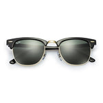 Ray-Ban Clubmaster - RB3016 W0365 49-21 - Neri e Lenti Verdi G-15