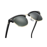 Ray-Ban Clubmaster - RB3016 W0365 49-21 - Neri e Lenti Verdi G-15