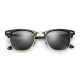 Ray-Ban Clubmaster - RB3016 W0365 51-21 - Neri e Lenti Verdi G-15