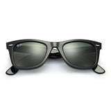 Ray-Ban Wayfarer Classic-Color Nero con Lenti Verdi - RB2140 901 50-22