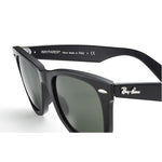 Ray-Ban Wayfarer Classic-Color Nero con Lenti Verdi - RB2140 901 50-22