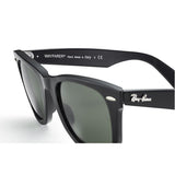 Ray-Ban Wayfarer Classic-Color Nero con Lenti Verdi - RB2140 901 50-22