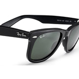 Ray-Ban Wayfarer Classic-Color Nero con Lenti Verdi - RB2140 901 50-22