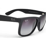 Ray-Ban Justin Classic - Neri con lenti Grigio - RB4165 601/8G 54-16