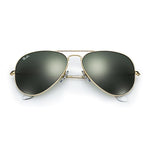 Ray-Ban Aviator Classic - Oro e Lenti Verdi G-15 - RB3025 L0205 58-14