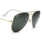 Ray-Ban Aviator Classic - Oro e Lenti Verdi G-15 - RB3025 L0205 58-14