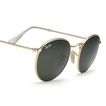 Ray-Ban Round Metal - Oro con Lenti Verdi G-15 - RB3447 001 50-21