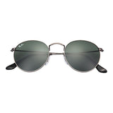 Ray-Ban Round Metal - Neri con Lenti Verdi G-15 - RB3447 029 50-21