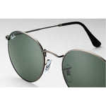 Ray-Ban Round Metal - Neri con Lenti Verdi G-15 - RB3447 029 50-21