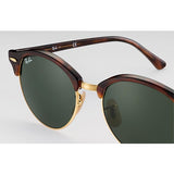 Ray-Ban Clubround - Tartaruga - Lenti Verdi G-15 - RB4246 990 51-19