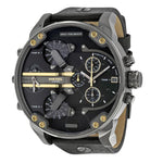 Orologio Uomo Diesel DZ7348 Mr Daddy 2.0 - Pelle e Quadrante Nero/Oro