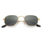 Ray-Ban Hexagonal Flat Lenses - Oro - Lenti Verdi - RB3548N 001 51-21