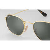 Ray-Ban Hexagonal Flat Lenses - Oro - Lenti Verdi - RB3548N 001 51-21