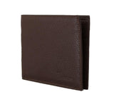 Portafoglio Bifold in pelle marrone miliardario italiano