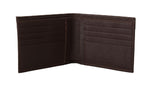 Portafoglio Bifold in pelle marrone miliardario italiano