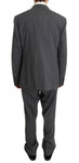 Abito Dolce & Gabbana in Lana Grigio Slim Fit elasticizzato - IT58-3XL