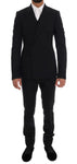 Abito doppiopetto stretch in lana nera Dolce & Gabbana - Taglia IT48-M