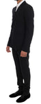 Abito doppiopetto stretch in lana nera Dolce & Gabbana - Taglia IT48-M