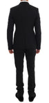 Abito doppiopetto stretch in lana nera Dolce & Gabbana - Taglia IT48-M