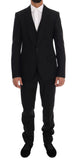 Tuta Slim Fit Dolce & Gabbana in lana nera - Taglia IT48-M