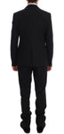 Tuta Slim Fit Dolce & Gabbana in lana nera - Taglia IT48-M