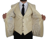 Blazer 2 pezzi Dolce & Gabbana in seta a pois beige - Taglia IT48-M