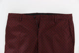 Abito 3 pezzi slim in lana stretch bordeaux Dolce & Gabbana - IT54-XL