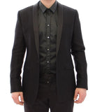 Blazer da smoking sottile in oro nero Dolce & Gabbana - IT54-XXL