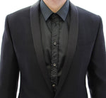 Blazer da smoking sottile in oro nero Dolce & Gabbana - IT54-XXL