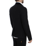 Dolce & Gabbana Giacca slim fit nera in lana stretch - Taglia IT48-M