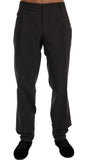 Pantaloni in cotone a righe marroni Dolce & Gabbana - Taglia IT56-XXL