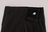 Pantaloni in cotone a righe marroni Dolce & Gabbana - Taglia IT56-XXL