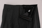 Pantaloni in cotone a righe grigi Dolce & Gabbana - Taglia IT50-L