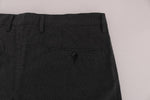 Pantaloni in cotone a righe grigi Dolce & Gabbana - Taglia IT50-L