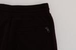 Pantaloni sportivi Dolce & Gabbana Purple Cashmere Gym Training - L