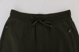 Pantaloni sportivi Dolce & Gabbana Green Cashmere Gym Training - L