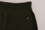 Pantaloni sportivi Dolce & Gabbana Green Cashmere Gym Training - L