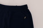 Pantaloni sportivi Dolce & Gabbana Blue Cashmere Gym Training - S