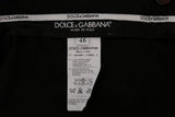 Pantaloni formali stretch in lana viola Dolce & Gabbana - IT56-3XL