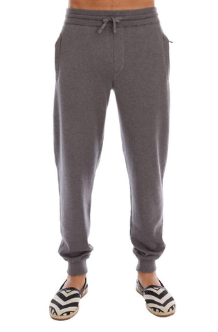 Pantaloni sportivi Dolce & Gabbana Grigio Cashmere Gym - Taglia L