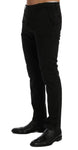 Pantaloni in cotone stretch nero aderente Costume National - IT52-XL